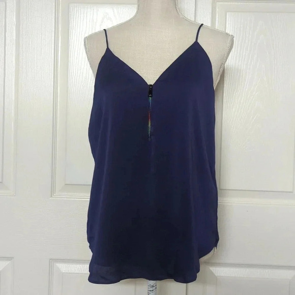 Express "Pride" Blue Camisole Tank - Picture 2 of 6
